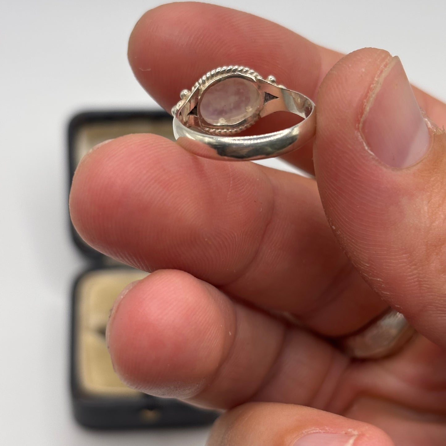 Silver Moonstone Ring (N)