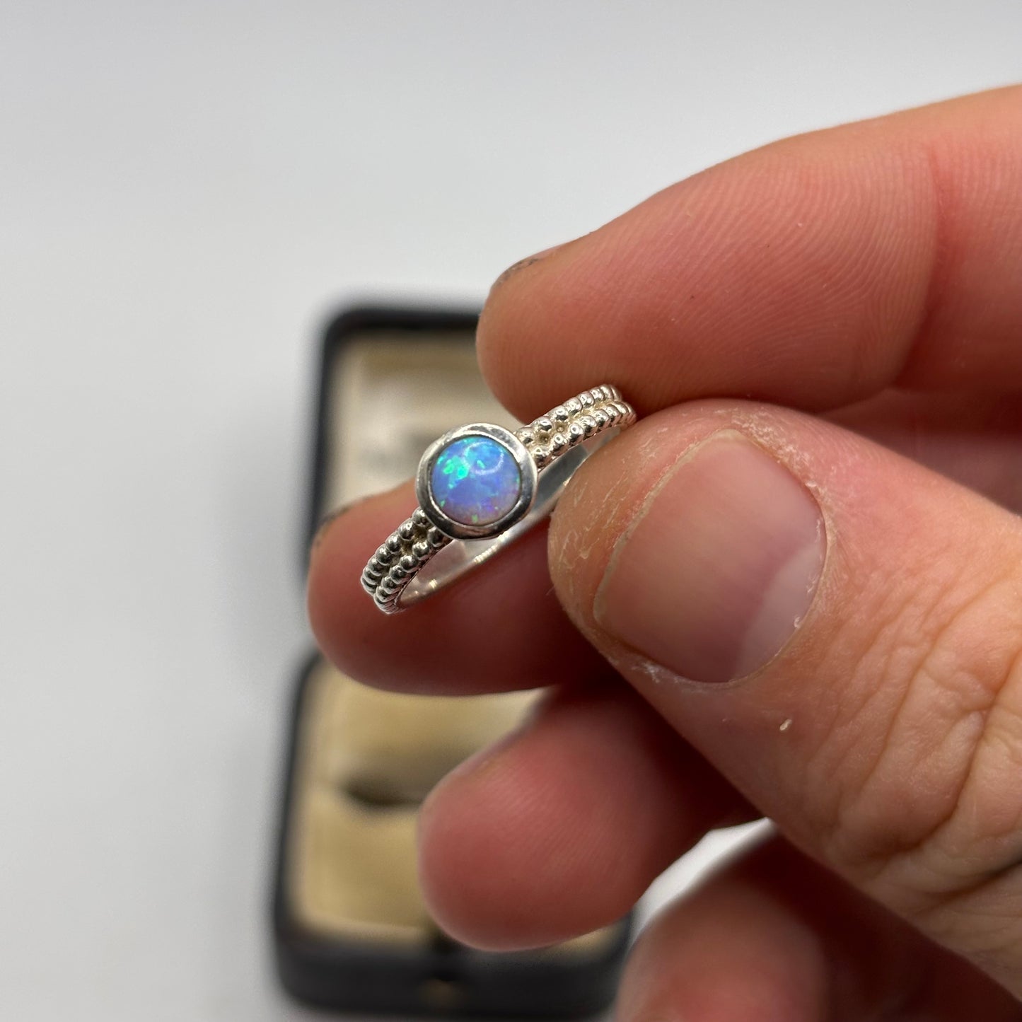 Silver Opalite Ring