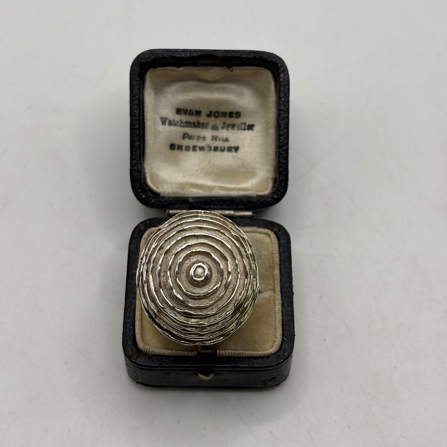 Silver Heavy Abstract Ring (L)