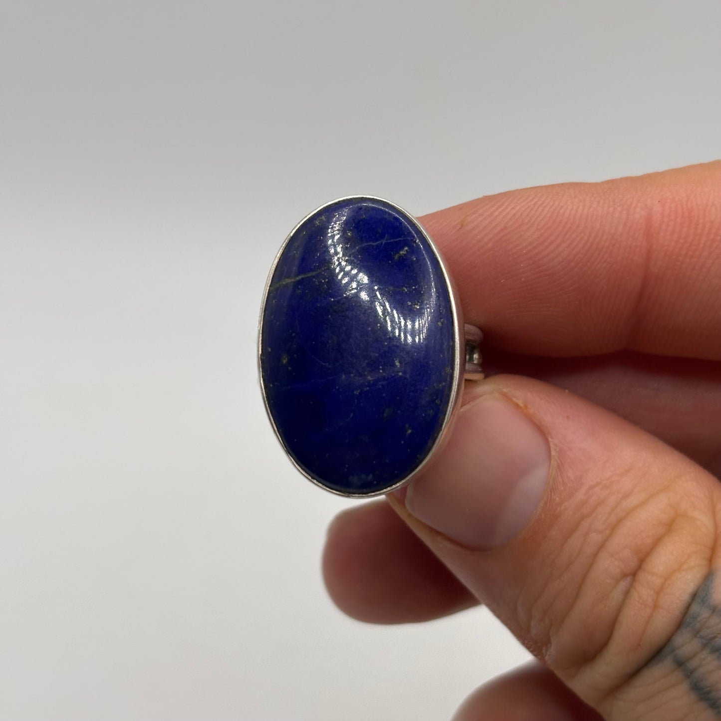 Silver Lapis Ring