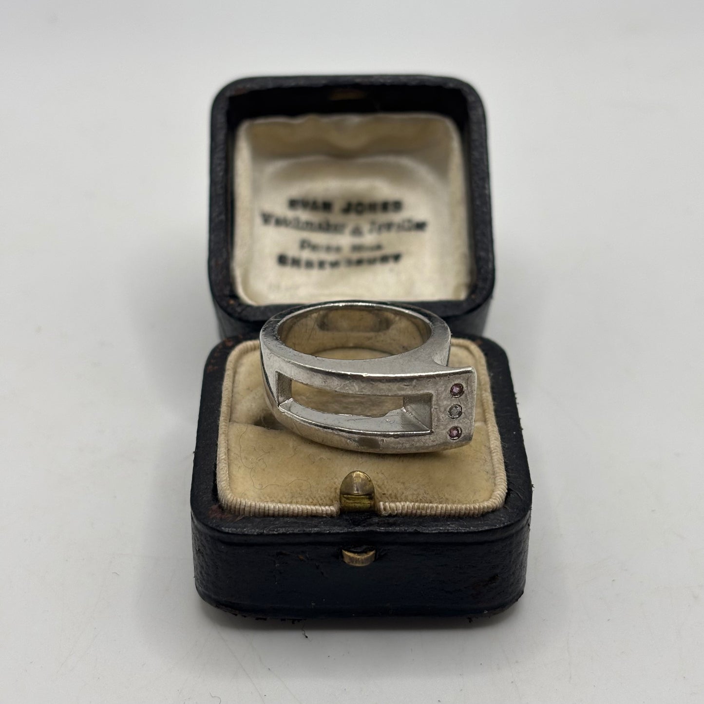 Silver Heavy Hot Diamonds Ring