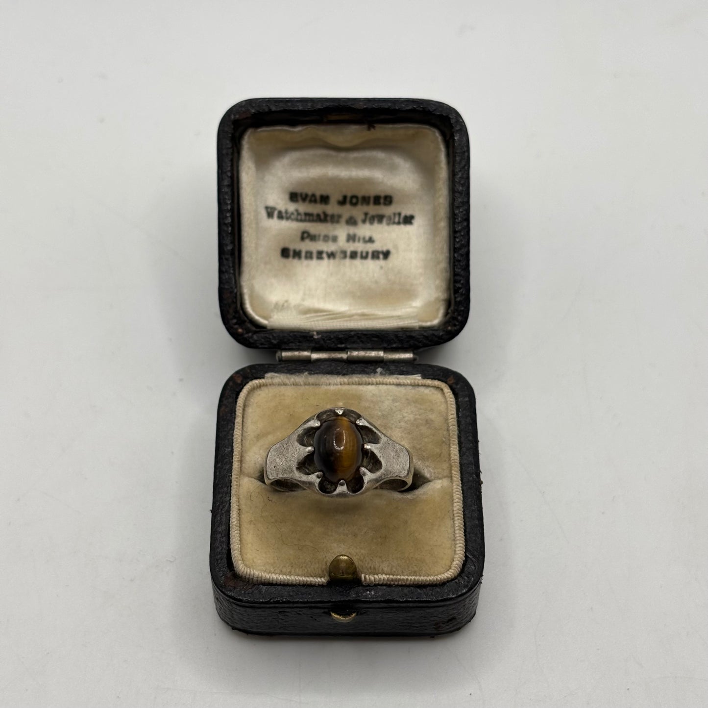 Silver Vintage Tigerseye Ring