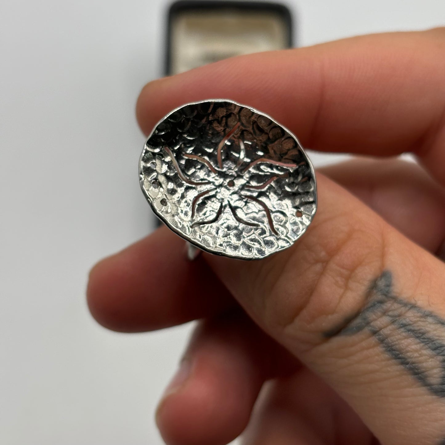Silver Flower Ring