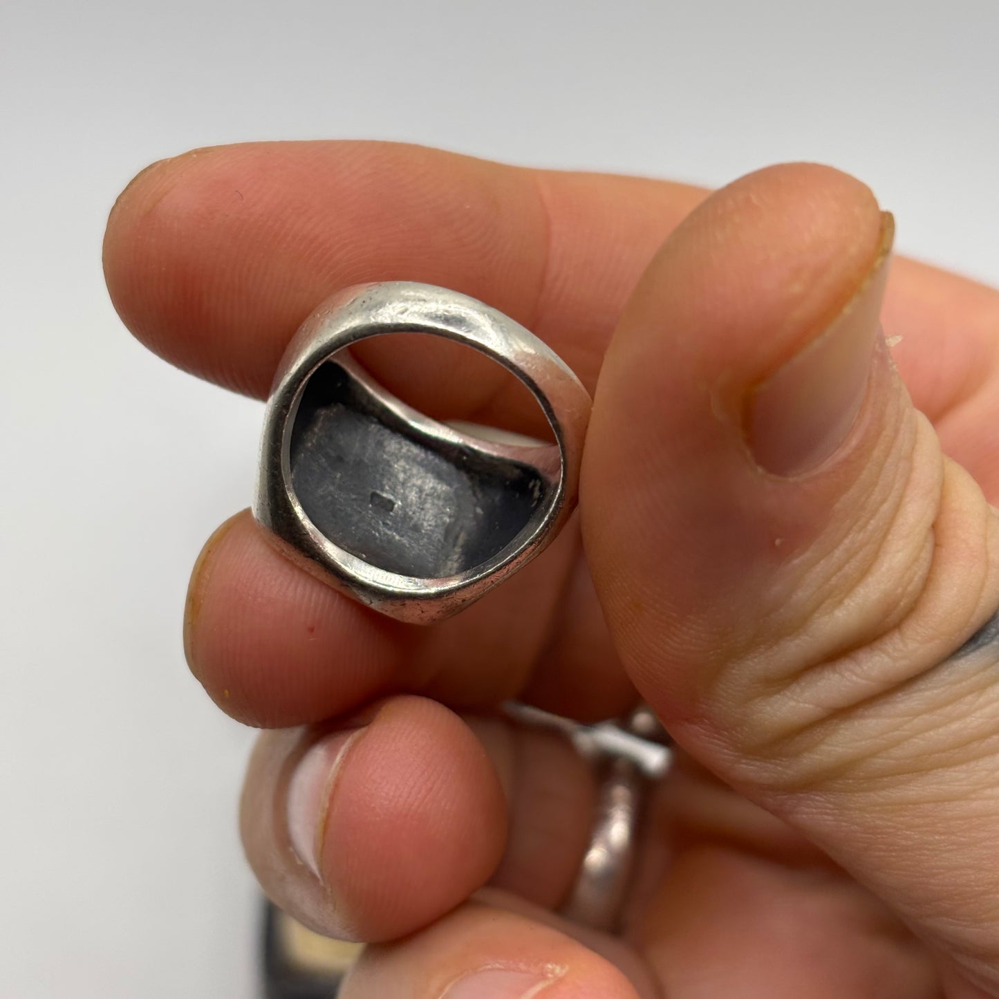 Silver Heavy Signet Ring