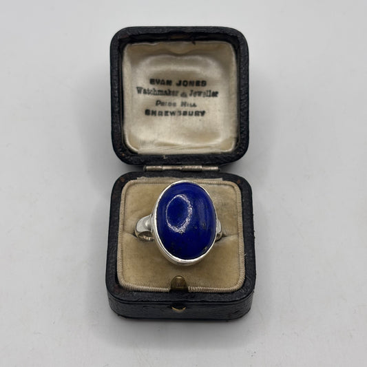 Silver Lapis Ring