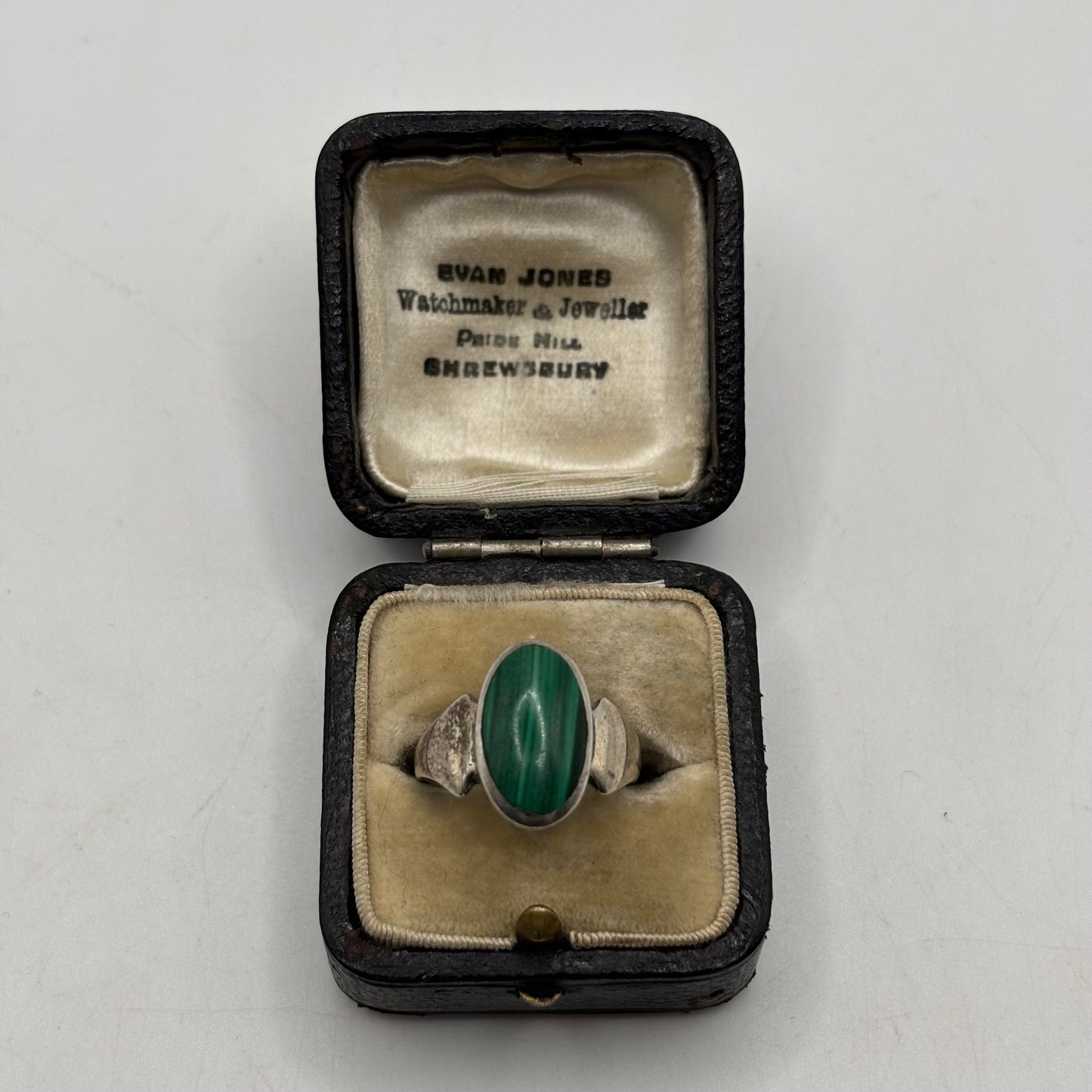 Silver Malachite Ring