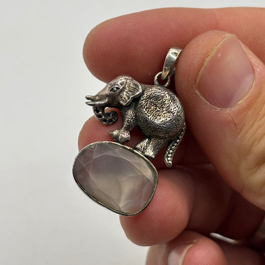 Silver Elephant Pendant