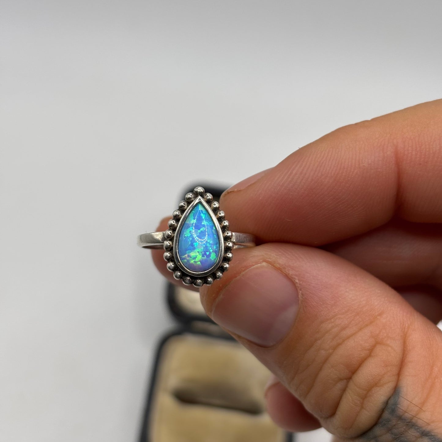 Silver Opalite Ring