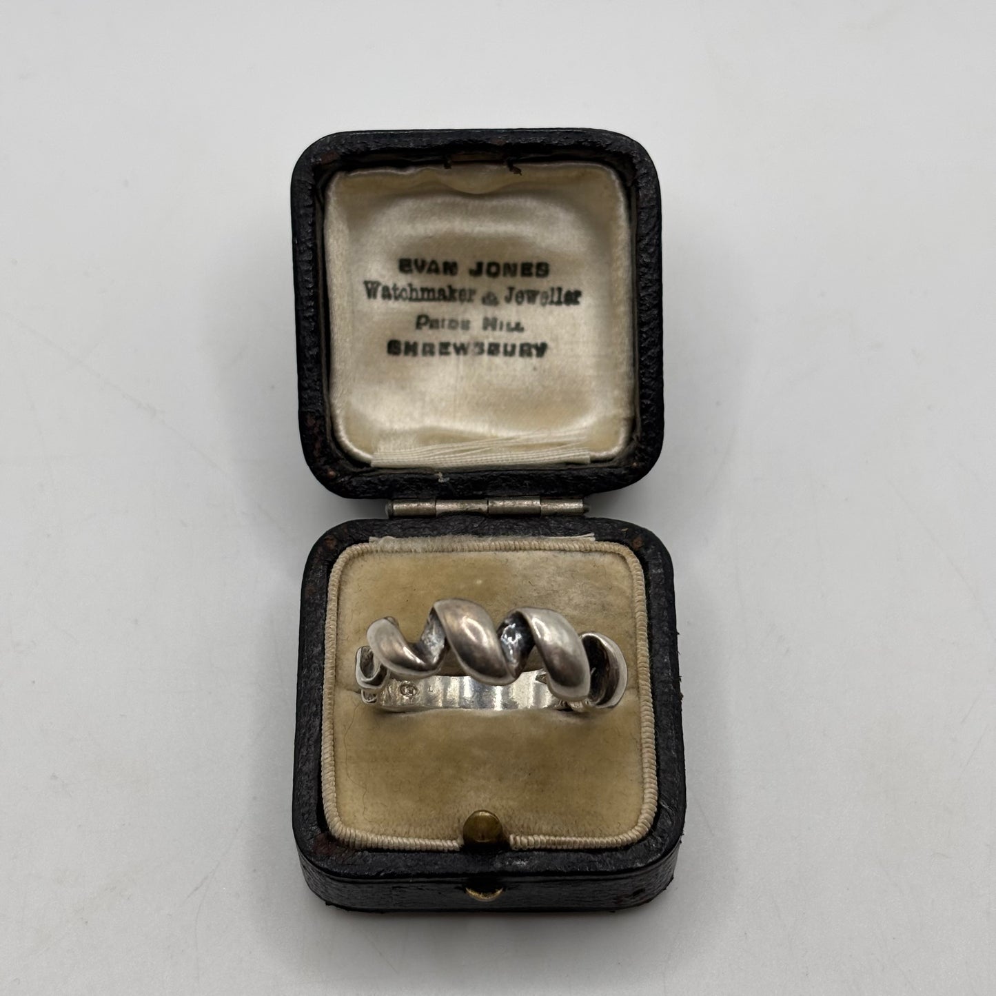 Silver Abstract Band Ring