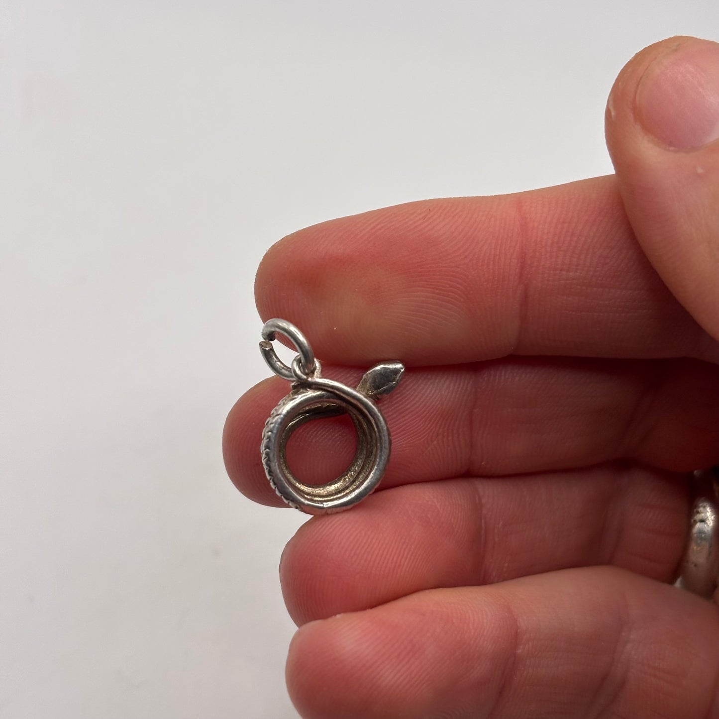 Silver Snake Pendant