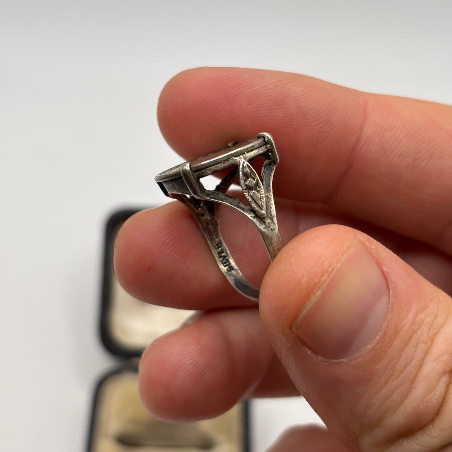 Silver Vintage Coin Ring