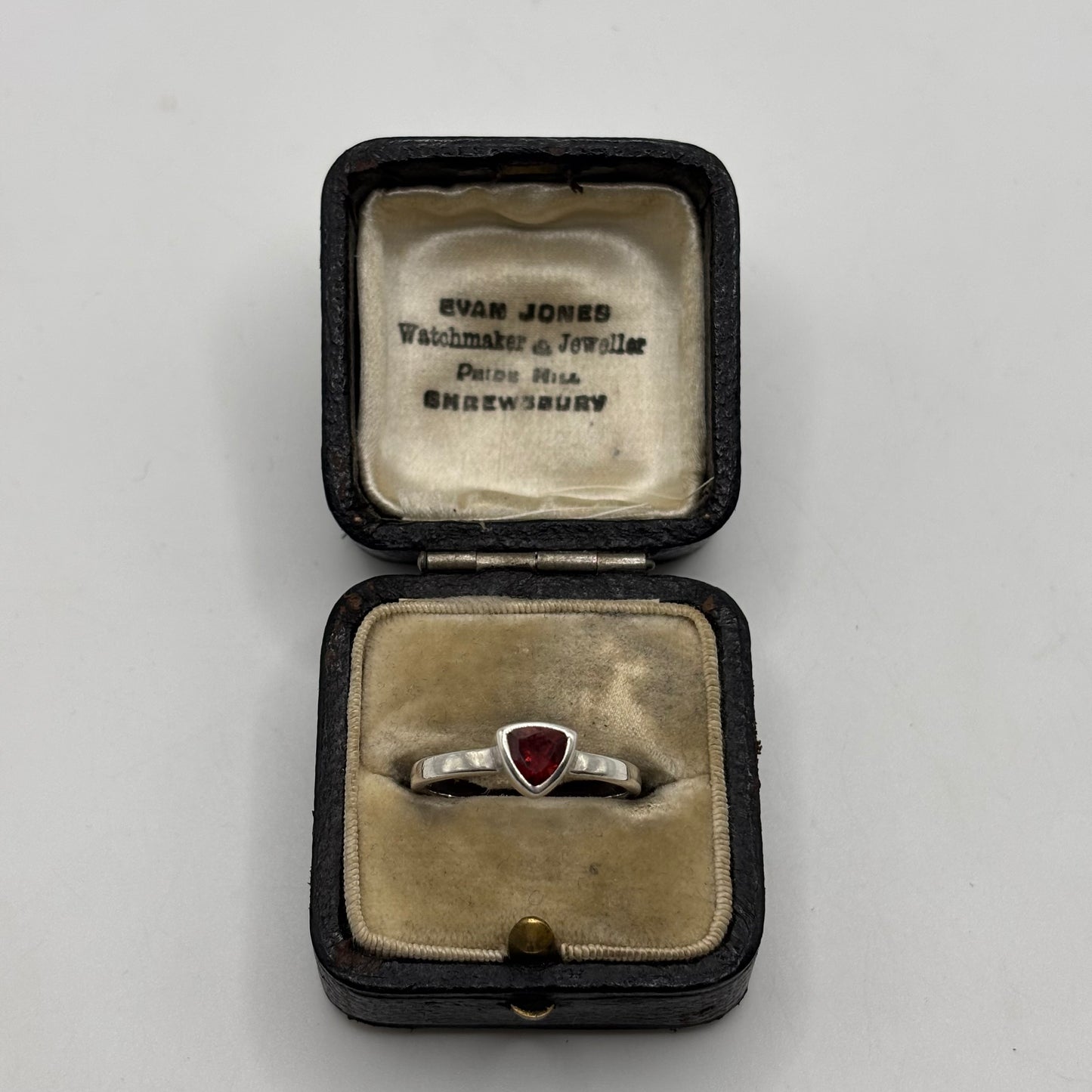 Silver Garnet Ring (N)