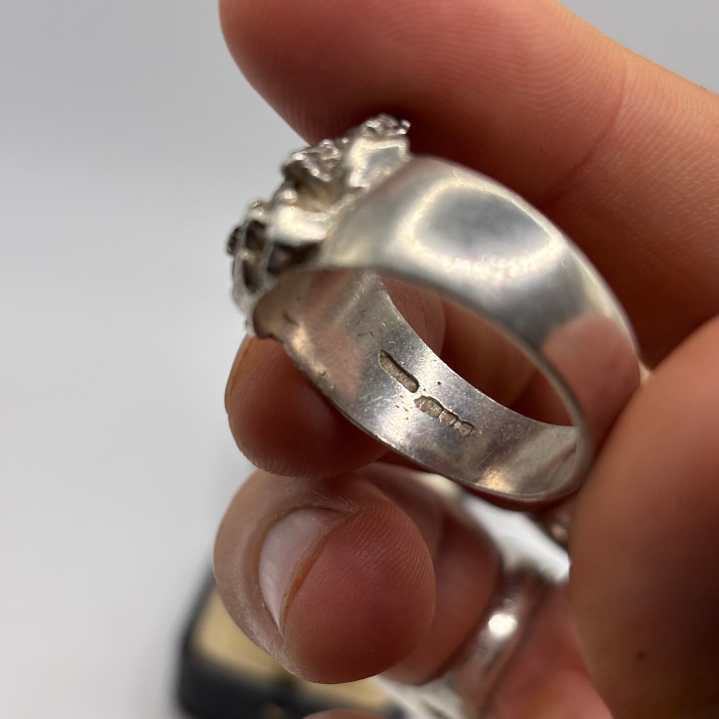 Silver Ganesh God Ring