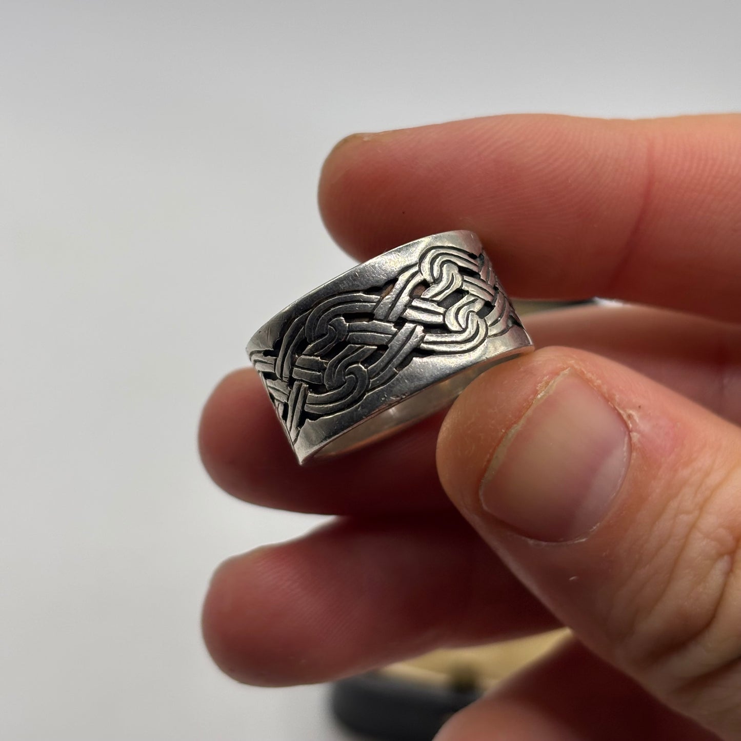Silver Celtic Band Ring