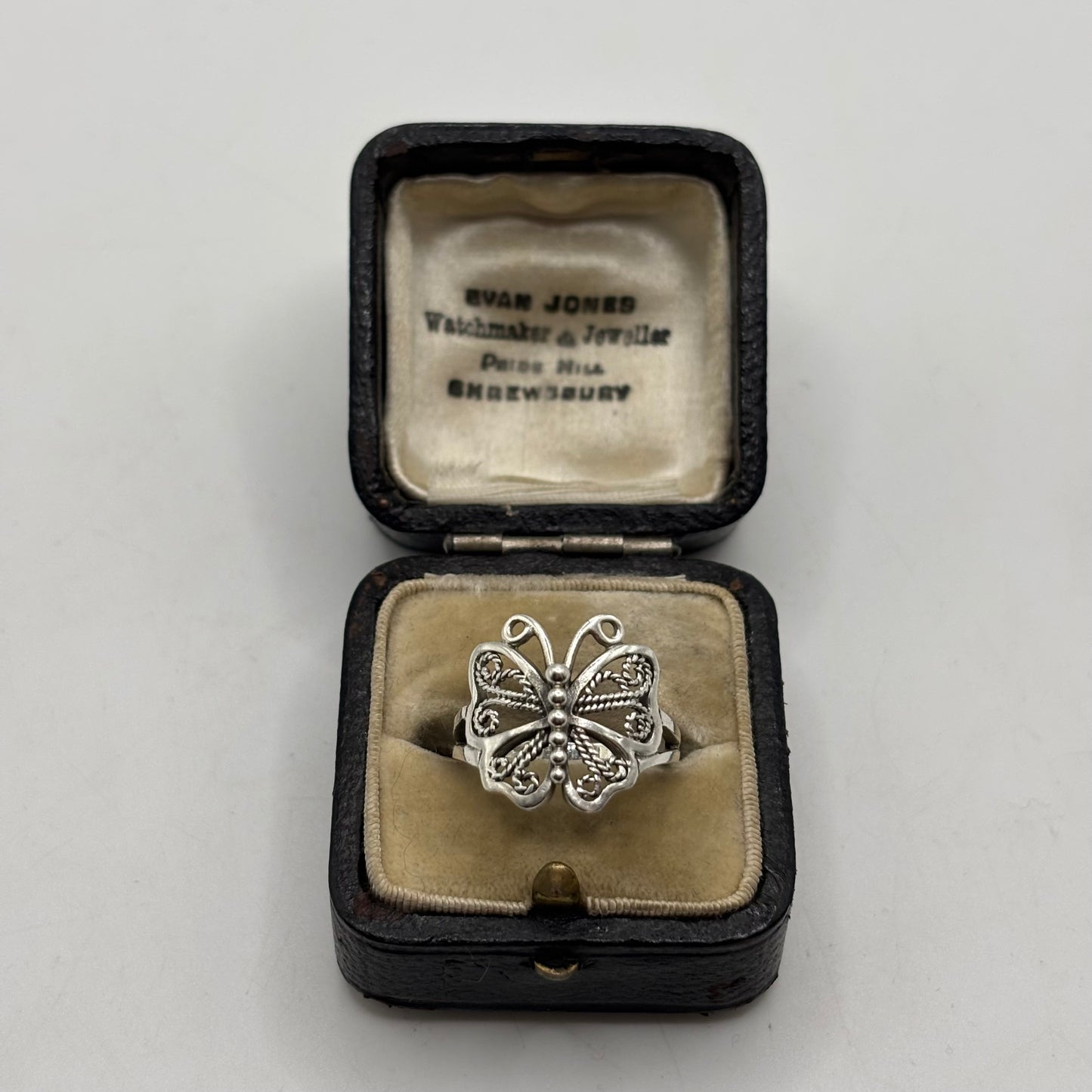 Silver Butterfly Ring