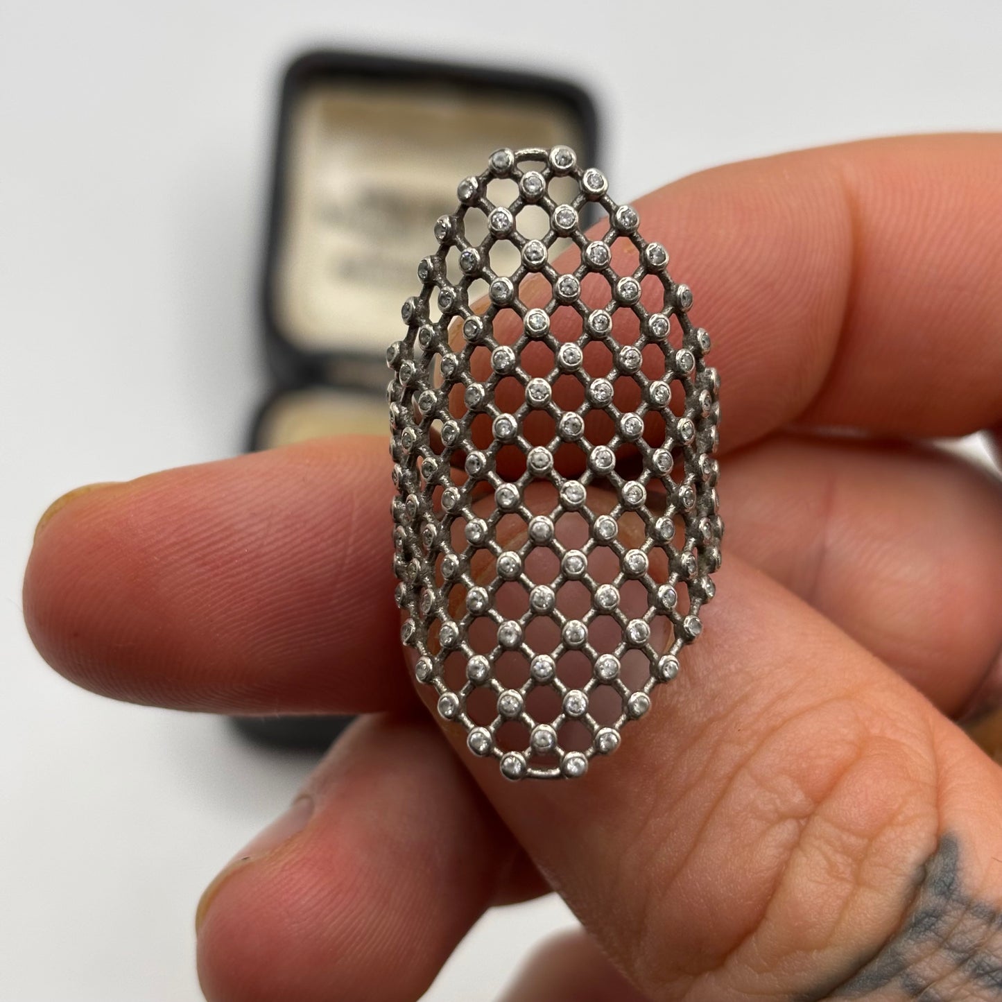 Silver Abstract Ring