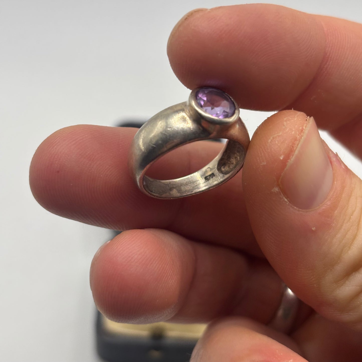 Silver Amethyst Ring