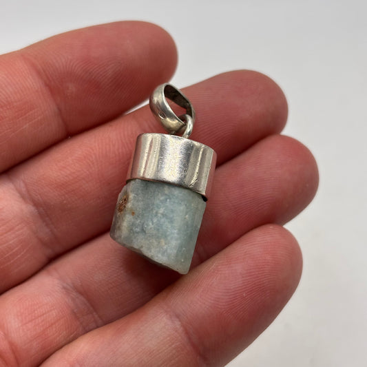 Silver Aquamarine Pendant