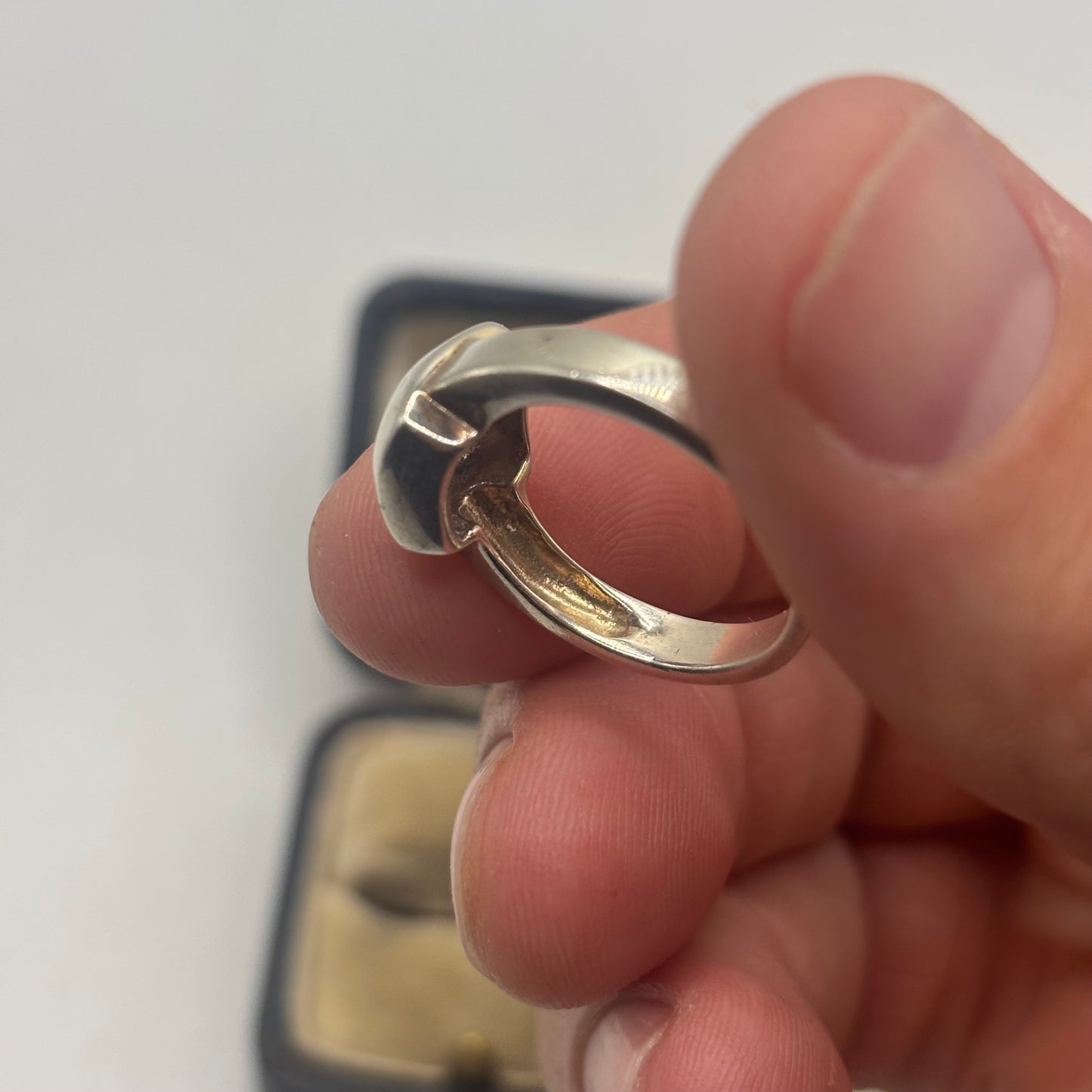 Silver Amethyst Ring (N 1/2)