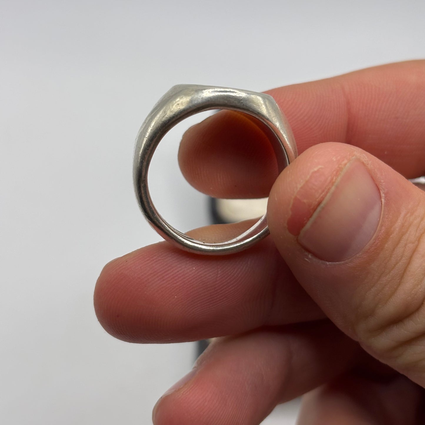 Silver Heavy Signet Ring