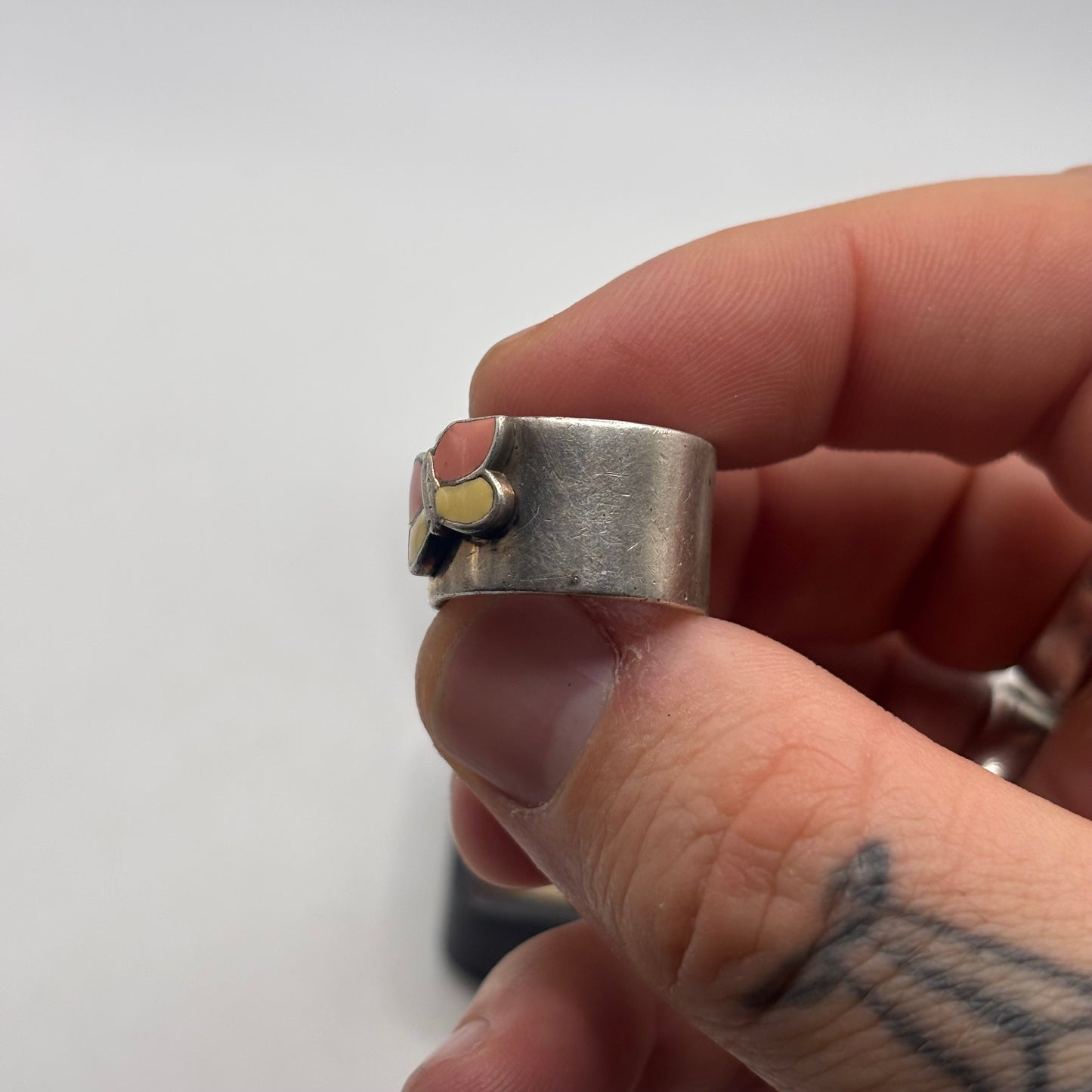 Silver Chunky Butterfly Ring