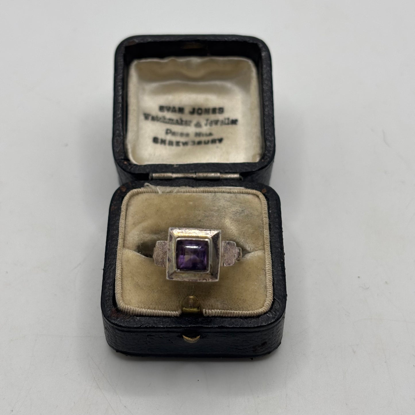 Silver Amethyst Ring (M)