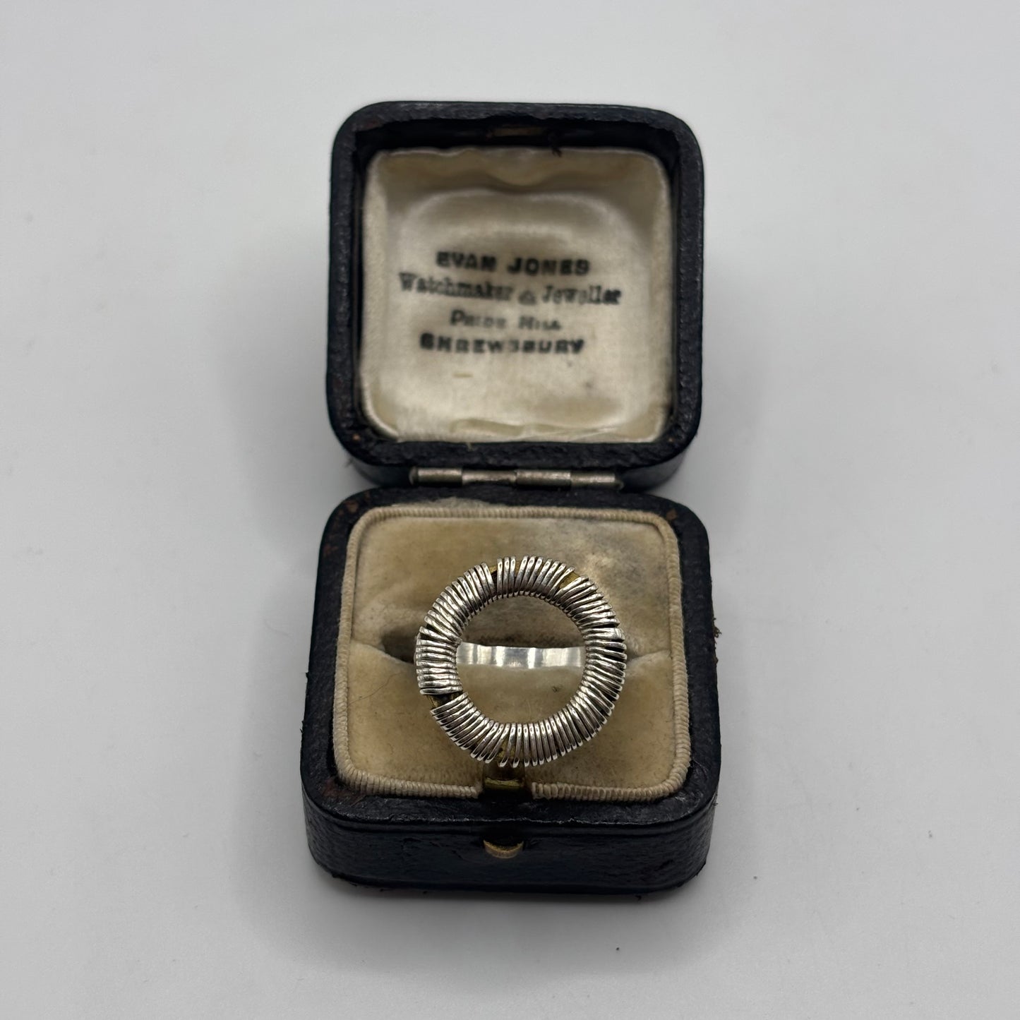Silver Abstract Ring (O)