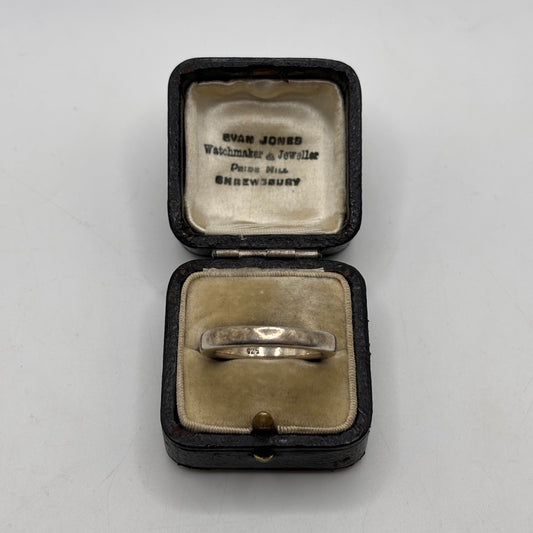 Silver Plain Band Ring