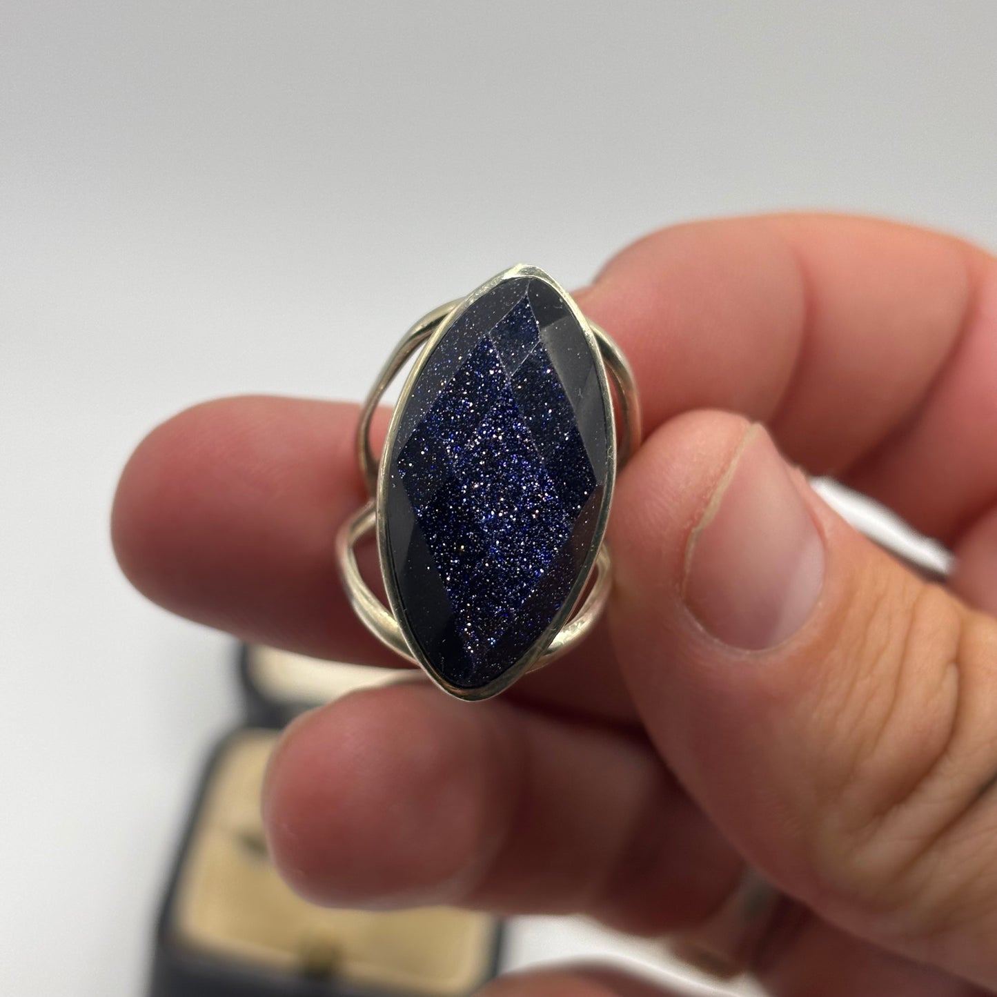 Silver Goldstone Ring (M)