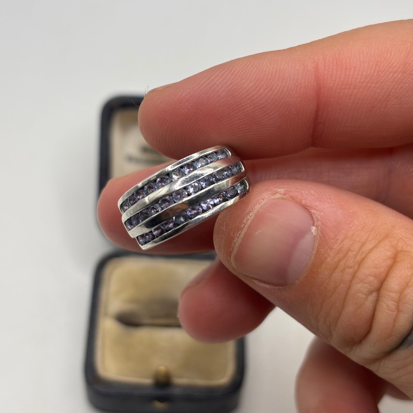 Silver Tanzanite Ring (P)
