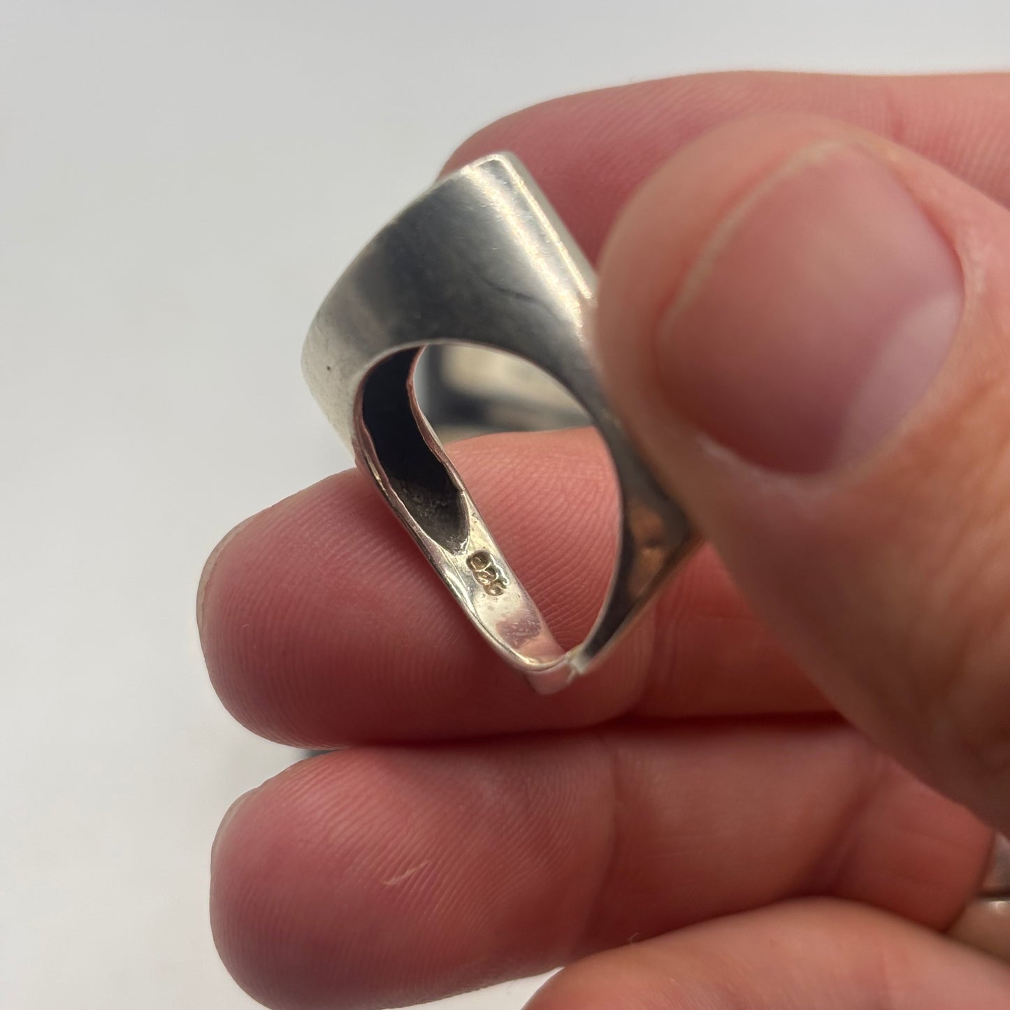 Silver Abstract Ring (Q)