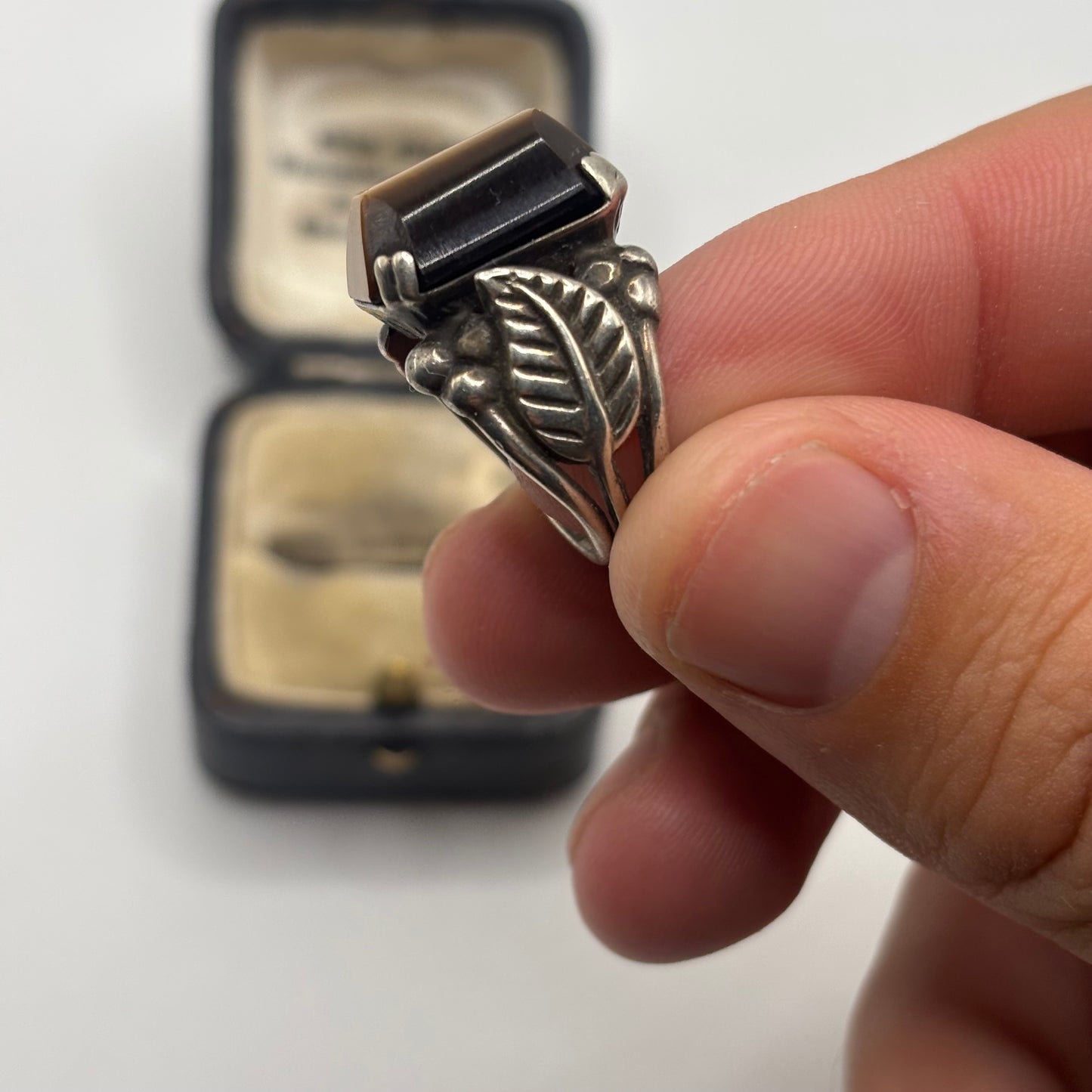 Silver Vintage Tigereye Ring (K)