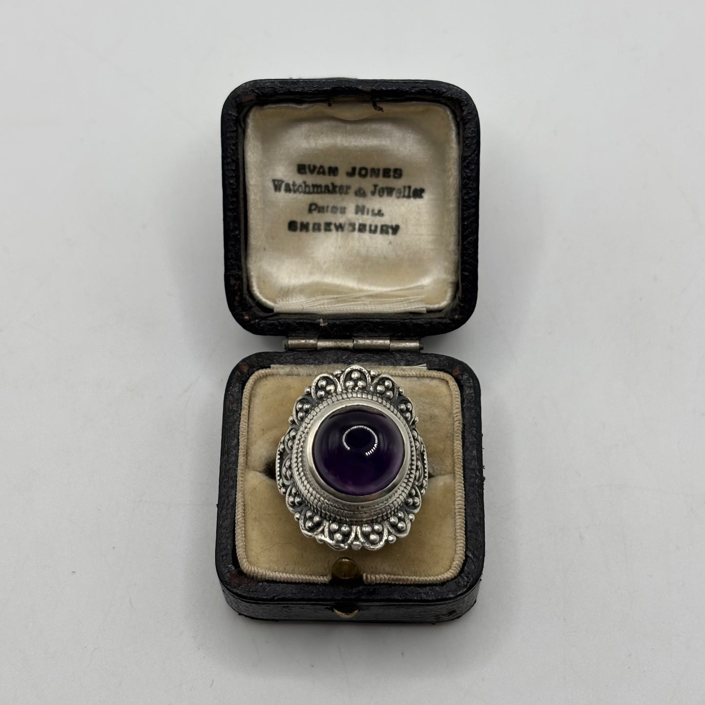 Silver Amethyst Ring
