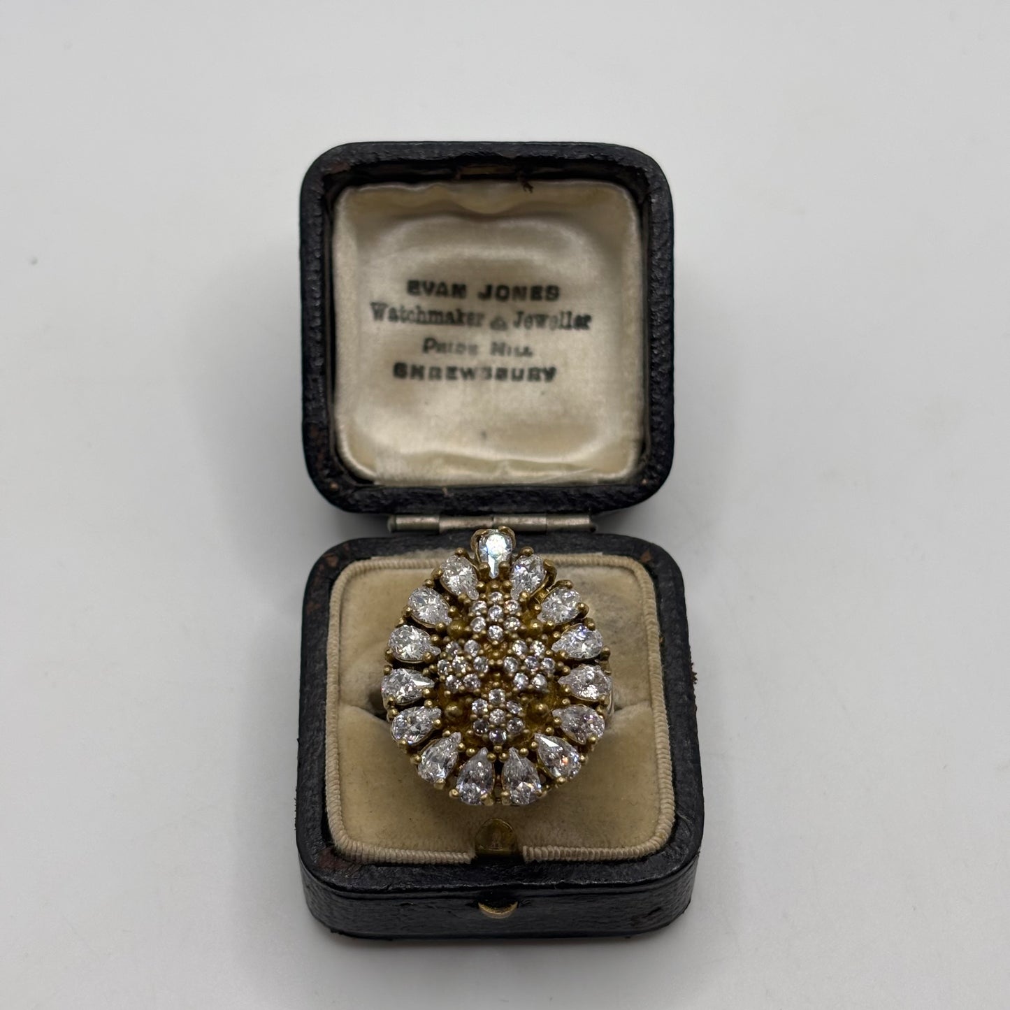 Silver Large Indian Cubic Zirconia (U)