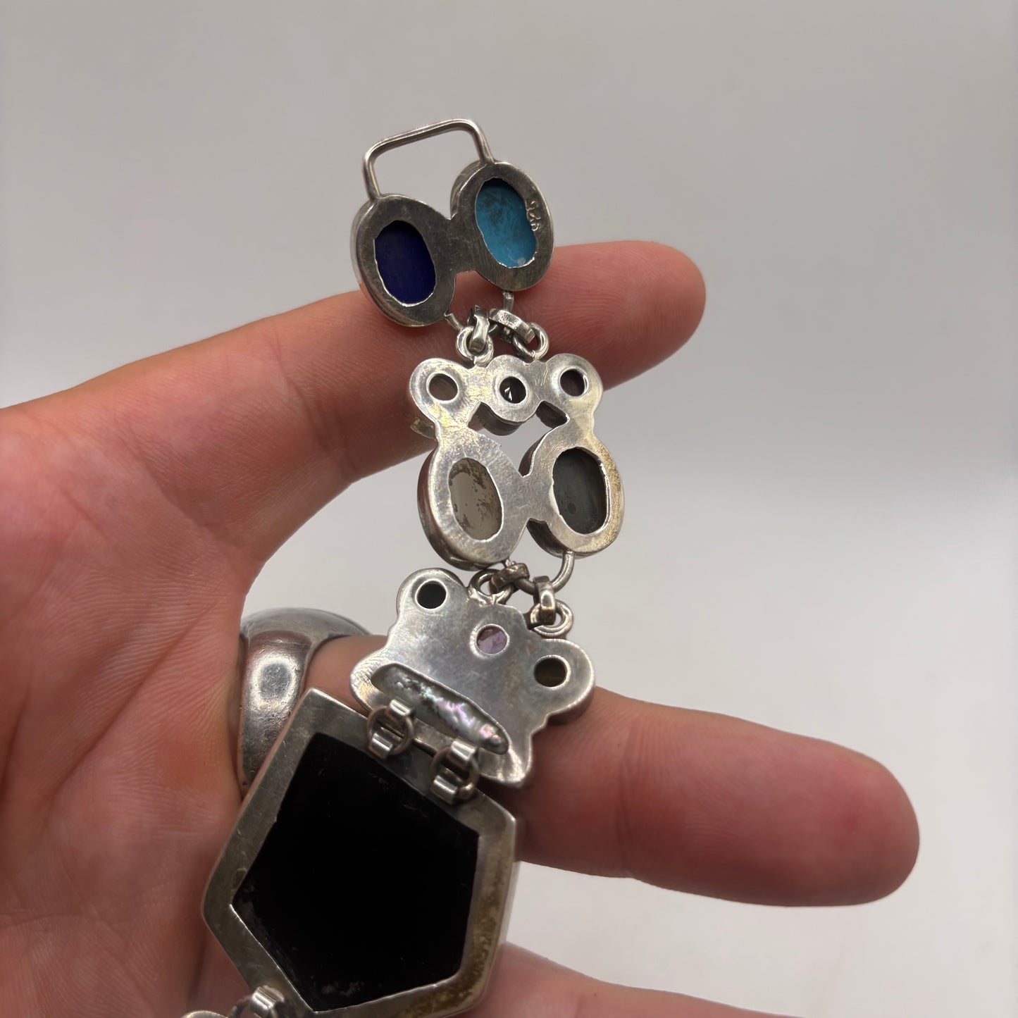 Silver Amazing Mixed Gem Bracelet (7.5”)