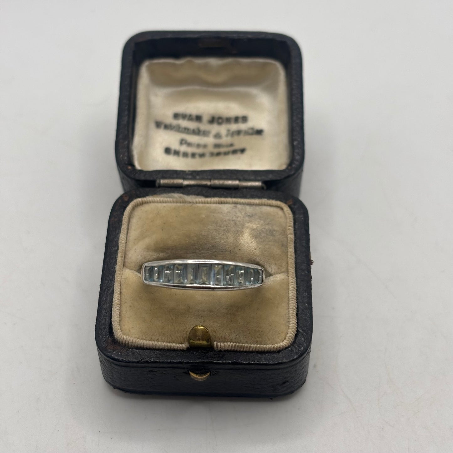 Silver Blue Topaz Ring (R)