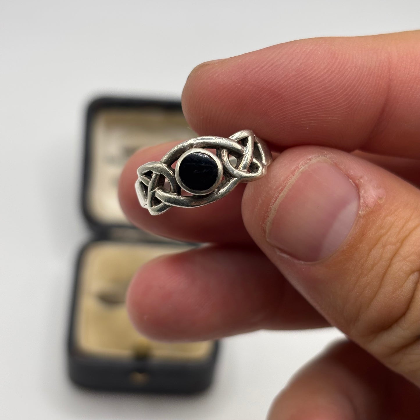 Silver Onyx Ring (N)