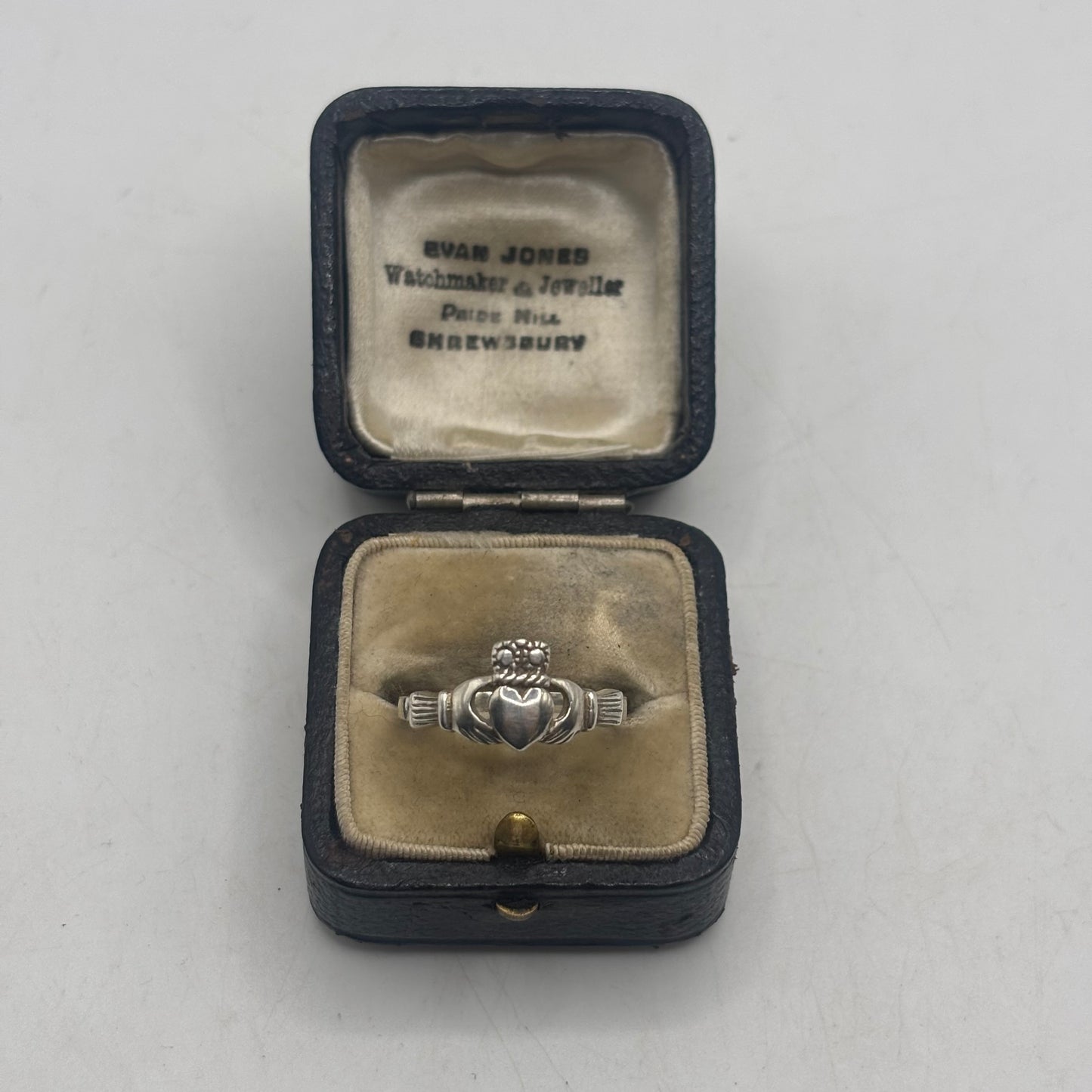 Silver Irish Claddagh Ring (P)