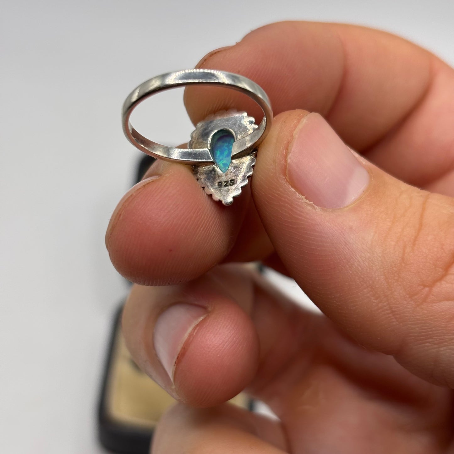 Silver Opalite Ring