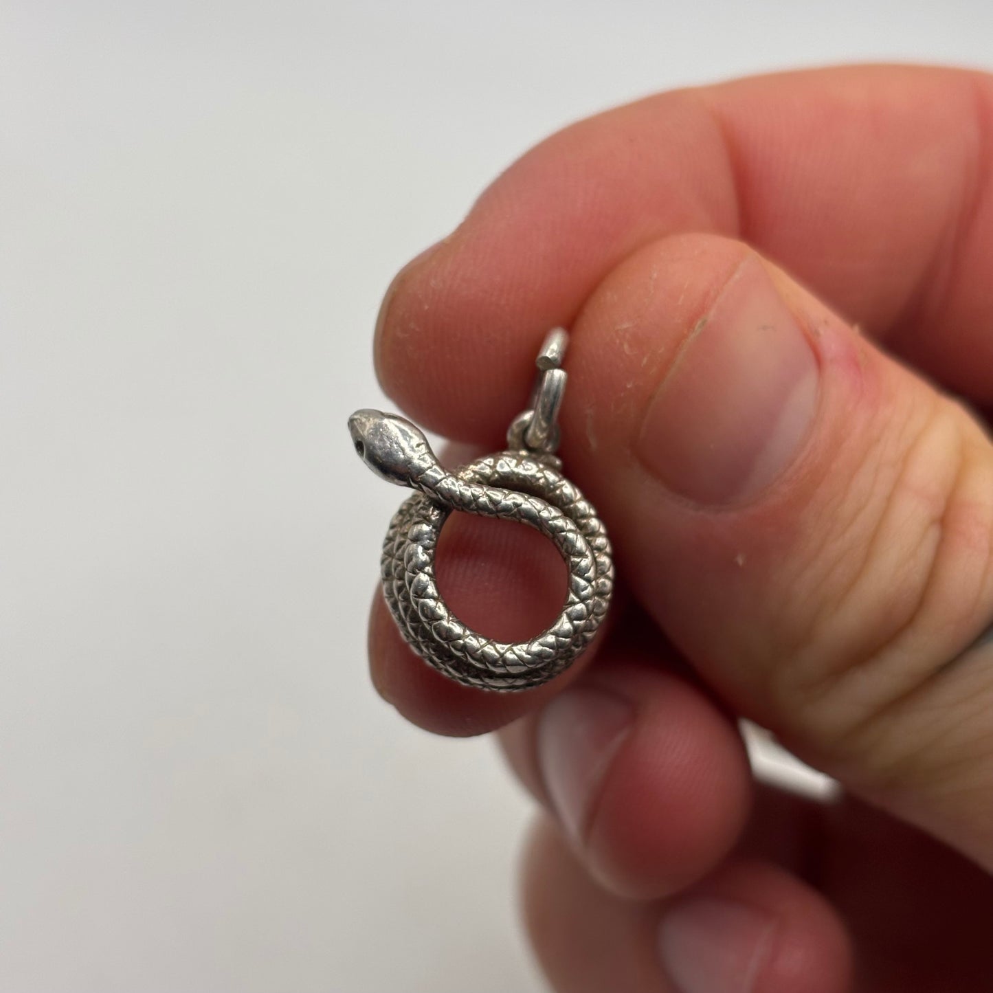 Silver Snake Pendant