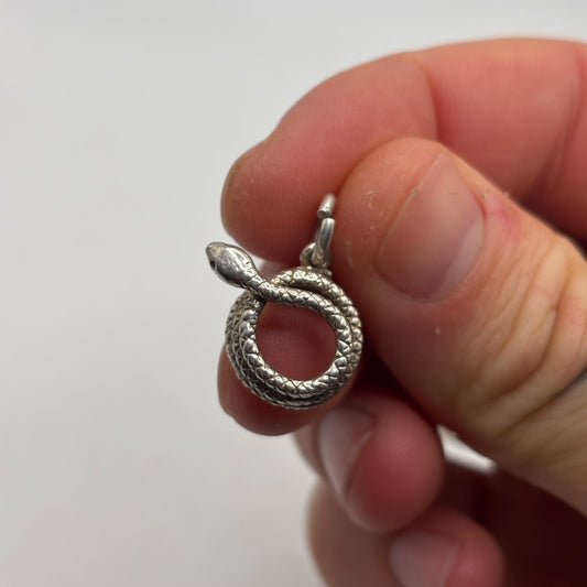 Silver Snake Pendant