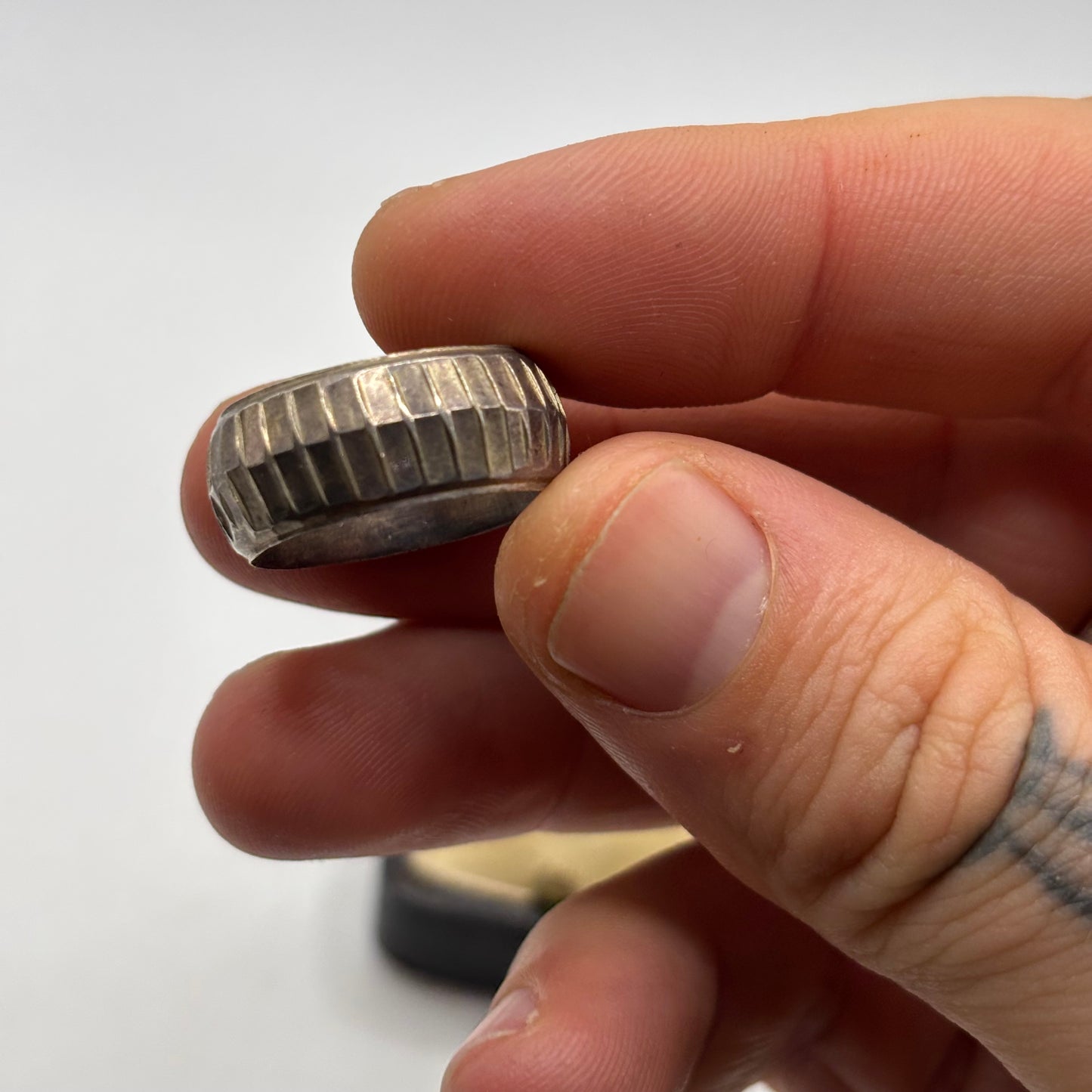 Silver Vintage Band Ring