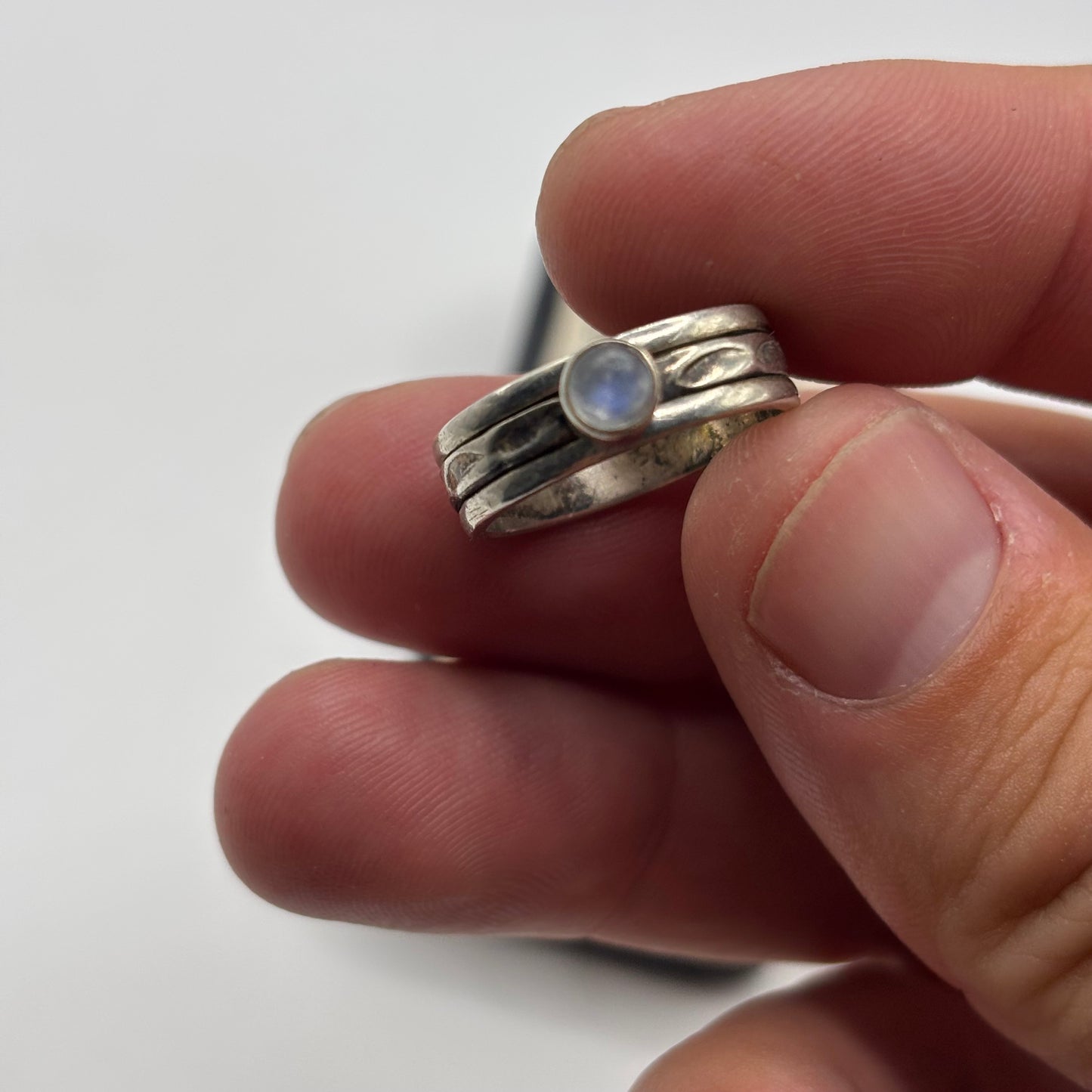 Silver Moonstone Ring (M)