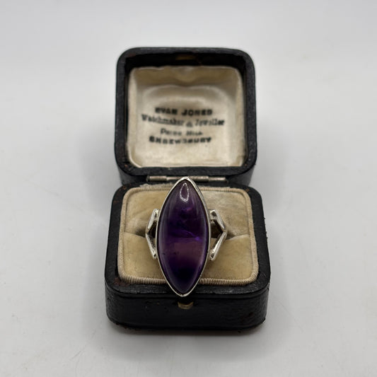 Silver Amethyst Ring