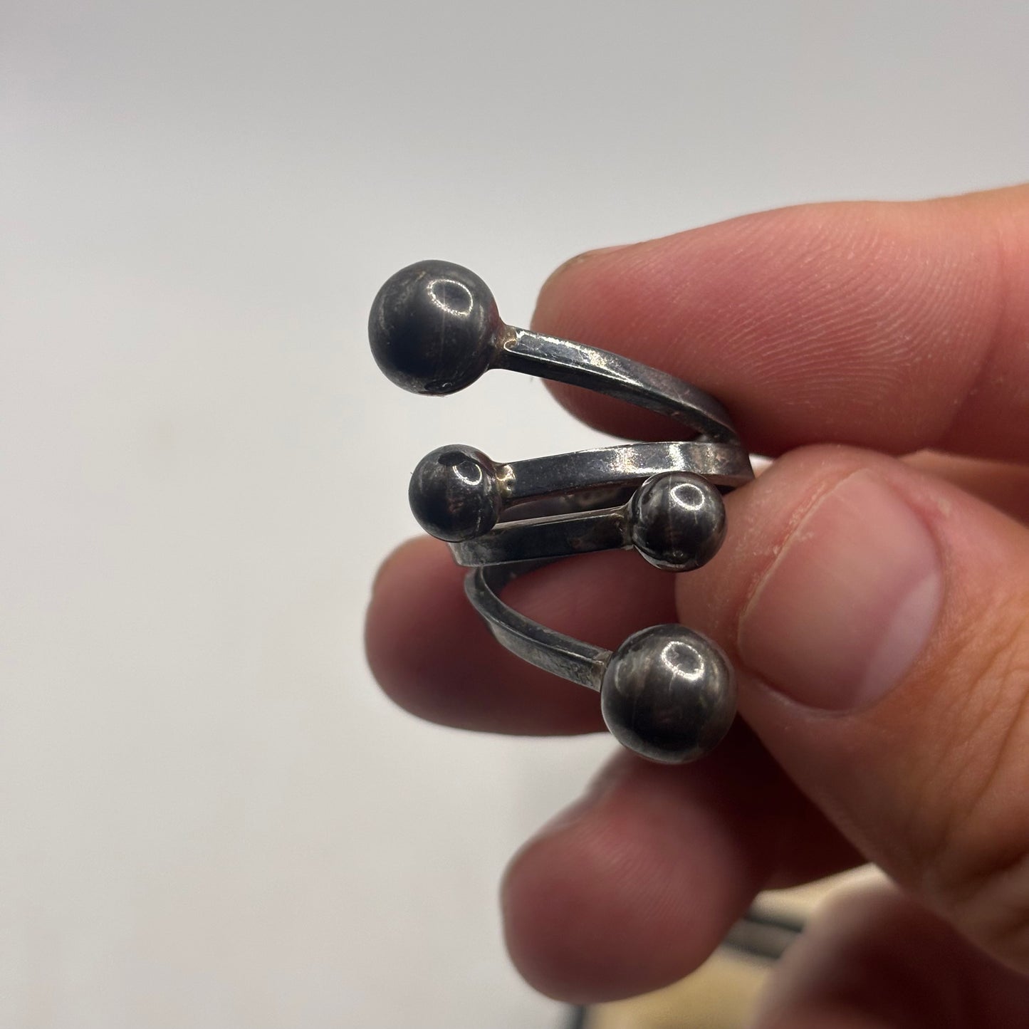 Silver Ball Ring (M)