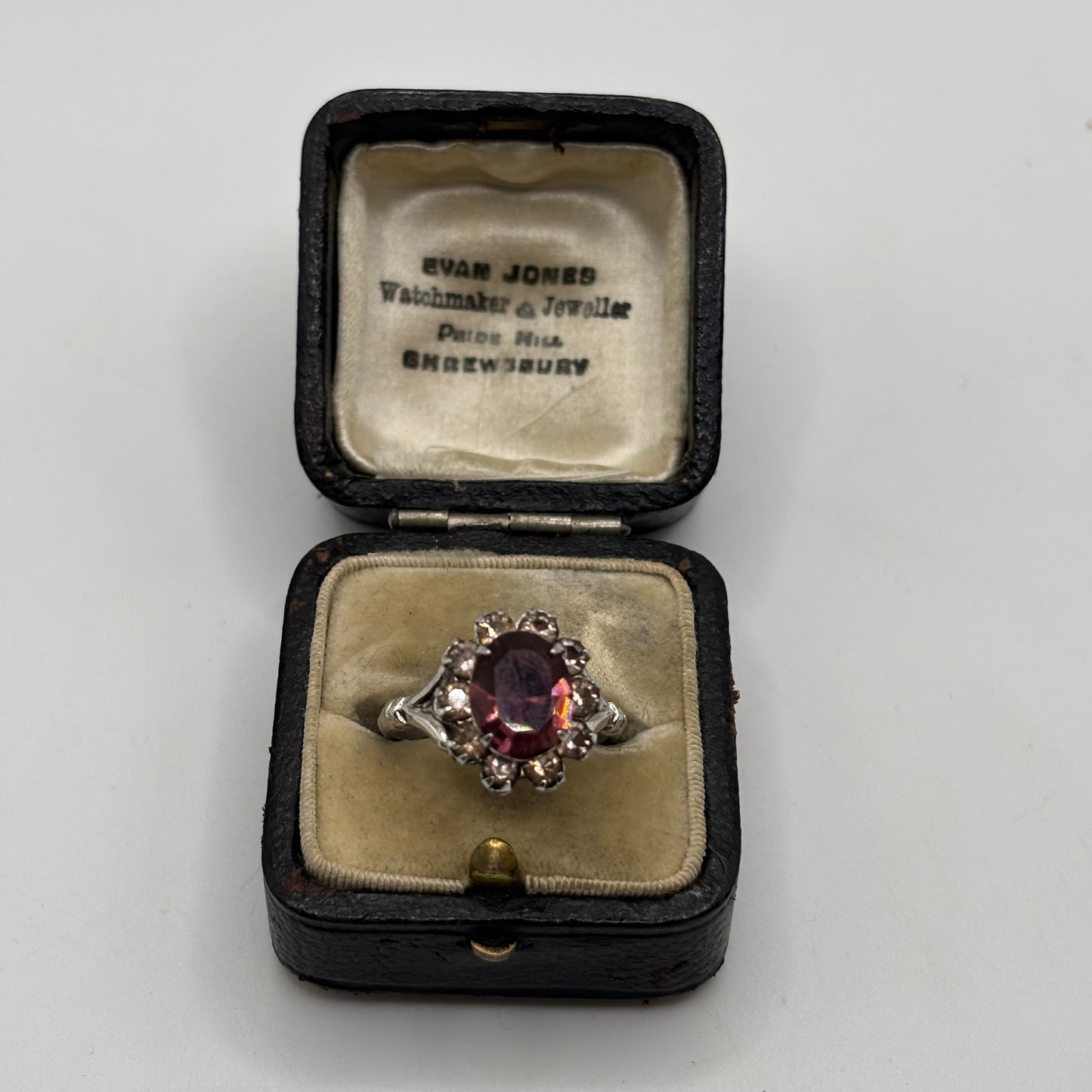 Silver Vintage Amethyst Ring (N)