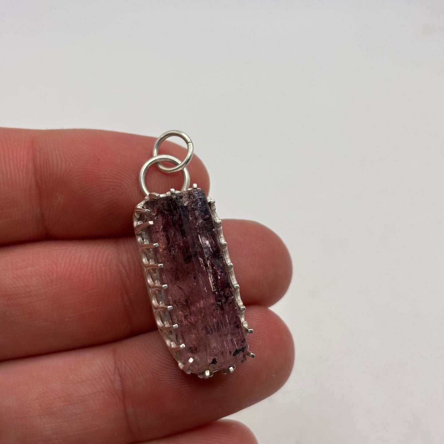 Silver Amazing Tourmaline Pendant
