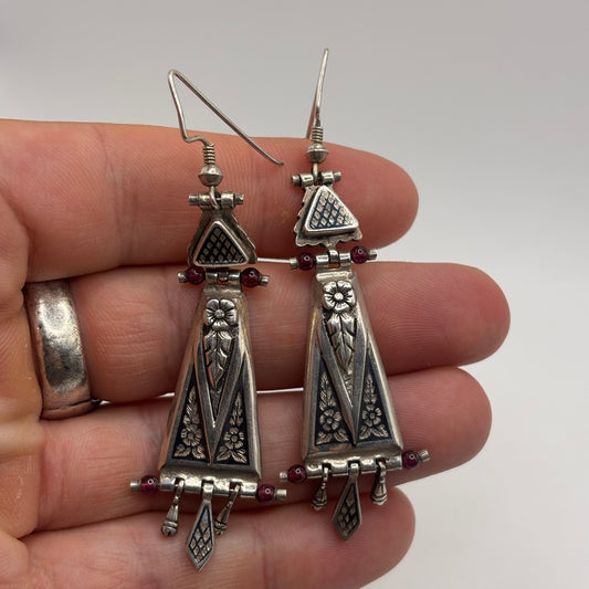 Silver Turkish Ottoman Earrings