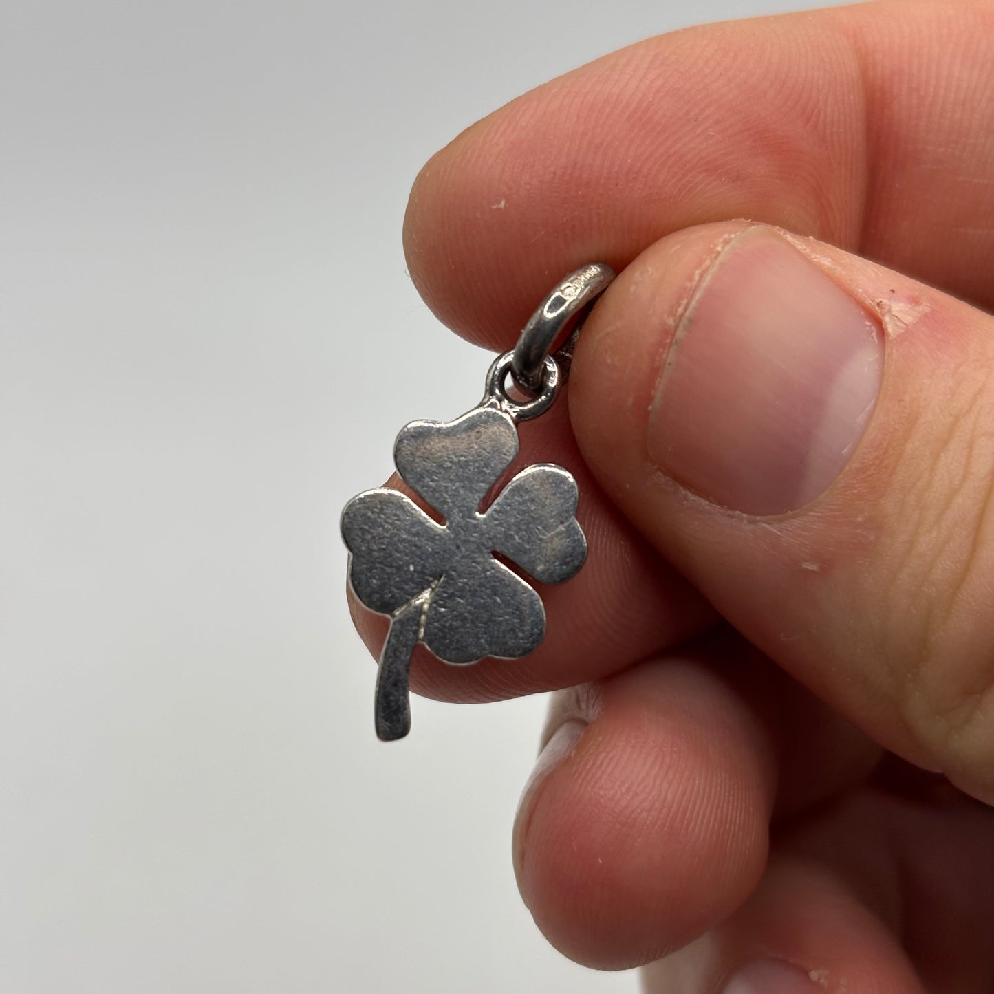 Silver Four Leaf Clover Link of London Pendant