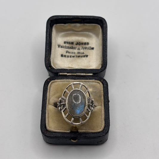 Silver Labradorite Ring (P)